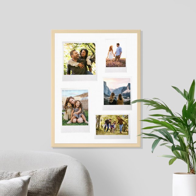 Create Your Own Retro Instant Film Photo Collage Poster (Creator Uploaded)