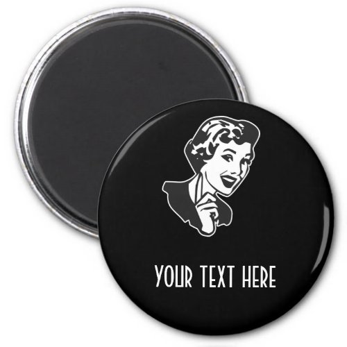 CREATE YOUR OWN RETRO MOM SCOLDING GIFTS MAGNET
