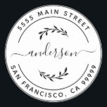 Create Your Own Return Address Classic Round Classic Round Sticker<br><div class="desc">Create Your Own Round Return Address Classic Round
Create Your Own sticker. For more advanced customisation of this design,  Please click the "Customise" button above</div>