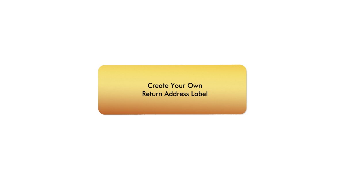 Create Your Own Return Address Label | Zazzle.com