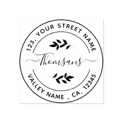 Create Your Own Return Address Rubber Stamp