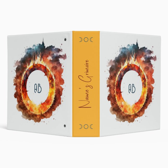 Create Your Own Ring of Fire 3 Ring Binder (Background)