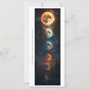 Create Your Own Rising Moons Bookmark Card