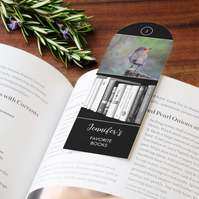 Create your own Robin bird personal  Bookmarks (Book)