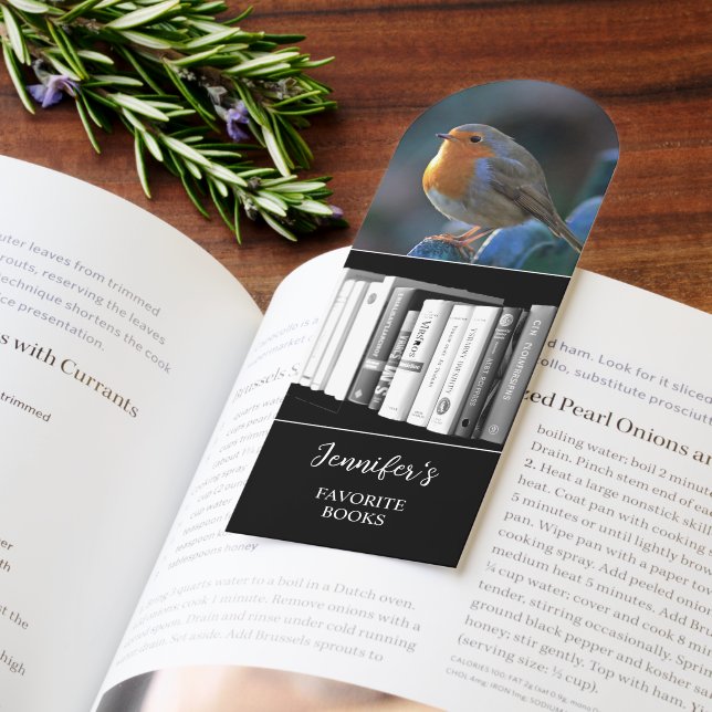 Create your own Robin bird personal  Bookmarks (Book)