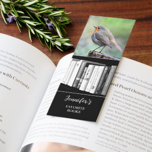 Create your own Robin bird personal Bookmarks