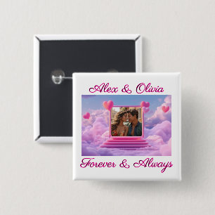 Create Your Own Romantic Heart Photo Template Button