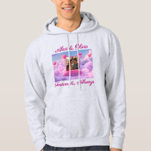 Create Your Own Romantic Heart Photo Template Hoodie