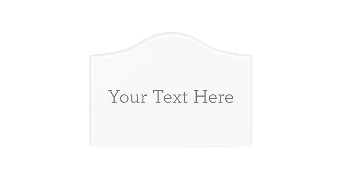 Create Your Own Room Sign Zazzle