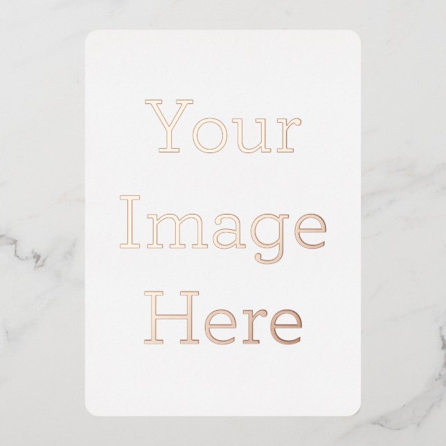 5" x 7" Foil Invitation (Front)