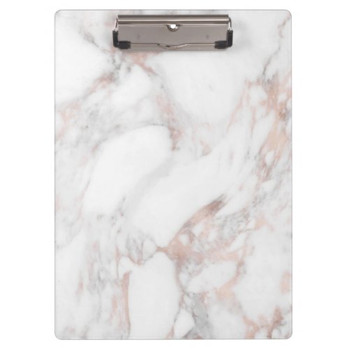 Create Your Own Rose Gold Marble Blank Template Clipboard