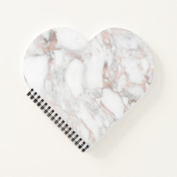 Create Your Own Rose Gold Marble Blank Template Notebook