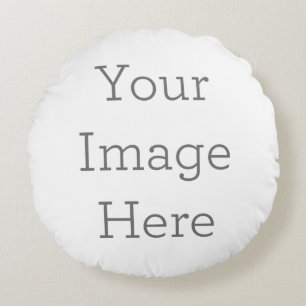Create Your Own Round 16" Diameter Cotton Pillow