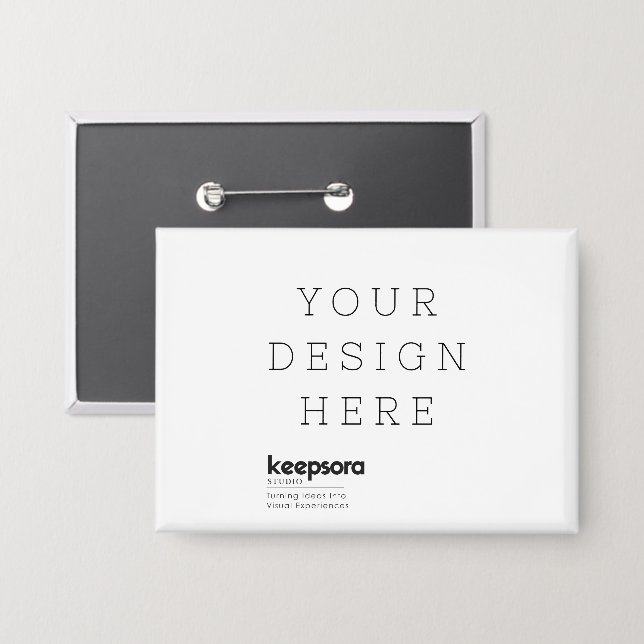 Create Your Own Round 3.5" x 2.5" Button (Front/Back)