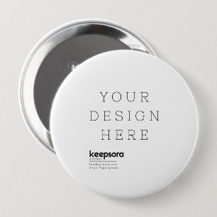 Create Your Own Round 4 inch Button