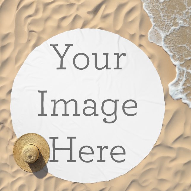 Custom Round Towel (Beach)