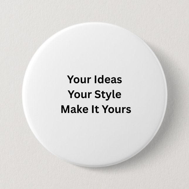 Create Your Own Round Button (Front)