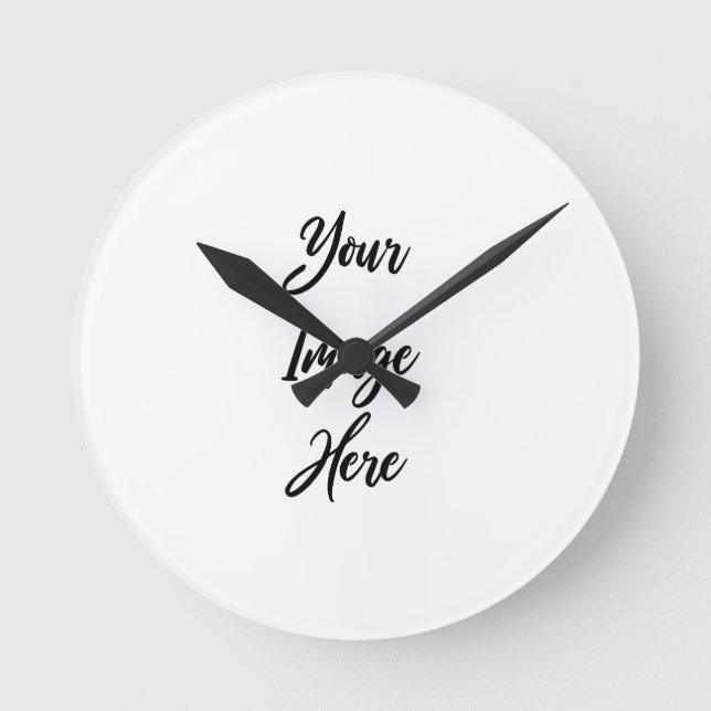 Create Your Own Round Clock (Front)