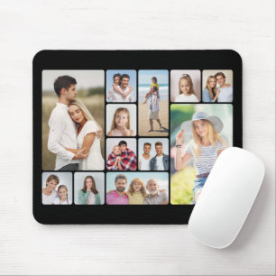 Create Your Own Round Corners 12 Photo Collage  Mouse Pad