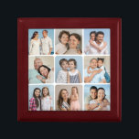 Create Your Own Round Corners 9 Photo Collage Gift Box<br><div class="desc">Create your own, Rounded Corners 9 Photo Collage for Christmas, Birthdays, Weddings, Anniversaries, Graduations, Father's Day, Mother's Day or any other Special Occasion, with our easy-to-use design tool. Add your favorite photos of friends, family, vacations, hobbies and pets and you'll have a stunning, one-of-a-kind photo collage. Our custom photo collage...</div>