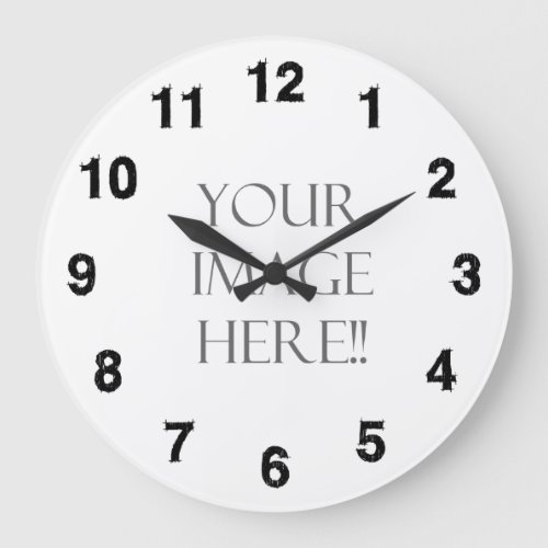 Create Your Own Round Large Clock