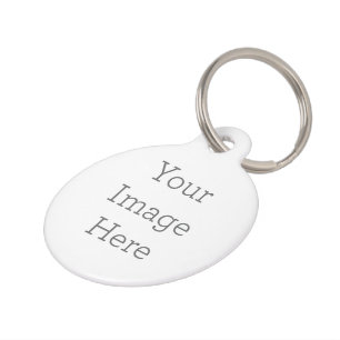 Create Your Own Round Large Pet Tag