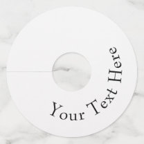 Create Your Own Round Matte Wine Glass Tags