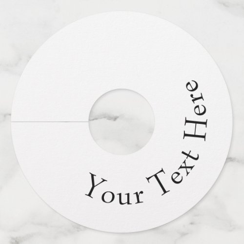 Create Your Own Round Matte Wine Glass Tags