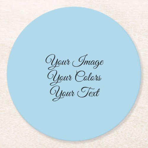 Create Your Own Round Paper Coaster