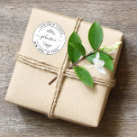 Create Your Own Round Return Address Classic Round Classic Round Sticker<br><div class="desc">Create Your Own Round Return Address</div>