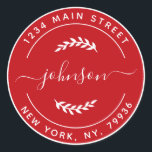 Create Your Own Round Return Address Classic Round Sticker<br><div class="desc">Create Your Own Round Return Address Classic Round Sticker</div>