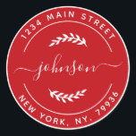 Create Your Own Round Return Address Classic Round Sticker<br><div class="desc">Create Your Own Round Return Address Classic Round Sticker</div>