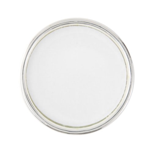Create Your Own Round Silver Plated Lapel Pin