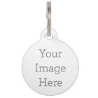 Create Your Own Round Small Pet Tag