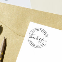 Create Your Own Round Wedding Thank You