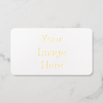 Create Your Own Rounded Corner Foil Business Card