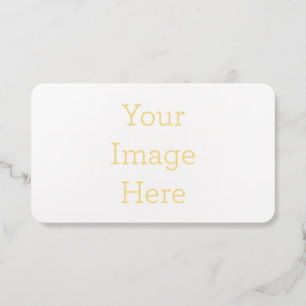 Create Your Own Rounded Corner Foil Business Card