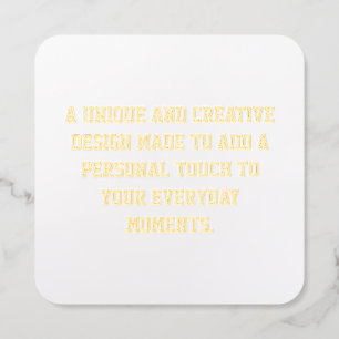 Create Your Own Rounded Square Raised Spot Gloss a Foil Spot Gloss Business Cards
