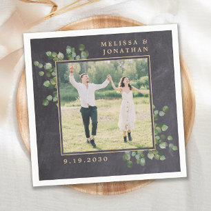 Create Your Own Rustic Eucalyptus Wedding Napkins
