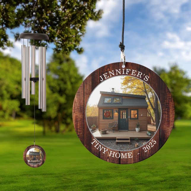 Create your own rustic Tiny Home photo Wind Chime (Outdoor)
