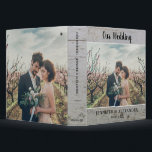 Create your own rustic wood photo wedding album 3 ring binder<br><div class="desc">Create your own rustic barn wood photo wedding album.
You can add your own photos,  names and text and create a very personal and unique wedding album.</div>