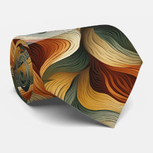 Create Your Own Sage Amber Waves Autumn Neck Tie