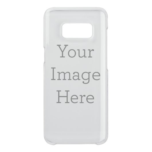 Custom Samsung Galaxy S8 Clearly Deflector Case (Back)