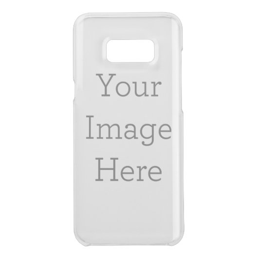 Custom Samsung Galaxy S8+ Clearly Deflector Case (Back)