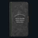 Create Your Own Samsung Galaxy S5 Wallet Case<br><div class="desc">Create your own custom stuff from scratch by replacing the current image with one of your own or customize the current background with your own personalized text in your favorite fonts and colors.</div>