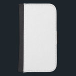 Create Your Own Galaxy S4 Wallet Case<br><div class="desc">Create your own white personalizable,  minimalist style which can be easily updated with your Photo and text. If you need any help personalizing this product,  please contact me using the message button below and I will be happy to help.</div>