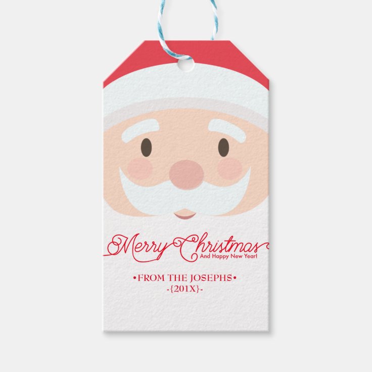 Create your own Santa Gift tags | Zazzle