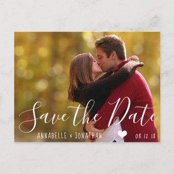 Create Your Own Save The Date Photo Postcard by ModernMatrimony at Zazzle