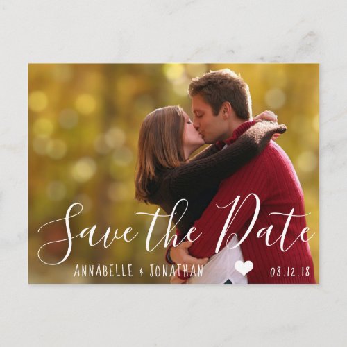 Create Your Own Save the Date Photo Postcard