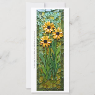 Create Your Own Sculpted Black Eyed Susan Bookmark